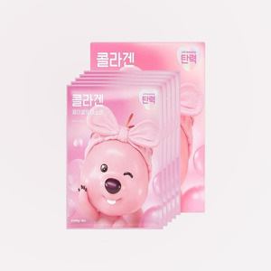 แผ่นมาส์กหน้าคอลลาเจนเกาหลี Janmang Loopy Reply Me Collagen Facial Fit Mask 5 แผ่น แผ่นมาส์กหน้าคอลลาเจน - Product Image 3
