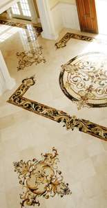 Suelos Elegantes con Incrustaciones de Mármol Natural para Grandes Vestíbulos y Hospitales, Impermeables y Antideslizantes - Product Image 3