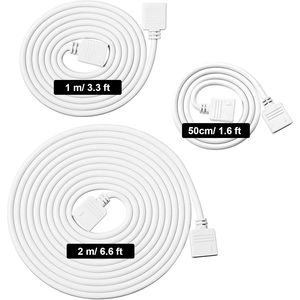 Kit da 6 Pezzi: Cavo di Prolunga RGB a 4 Pin, Connettori per Strisce LED, 12 Pezzi Adattatori e Connettori LED RGB 5050 3528 - Product Image 3