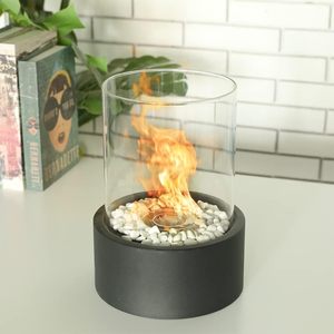 PU Longer Burning Time <b>Portable</b> <b>Fire</b> <b>Pit</b> Bioethanol Table Fireplace Table <b>Fire</b> with Small Fireplace for Indoor and Outdoor - Product Image 2