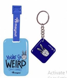 Custom Epoxy Acrylic Keychain Waterproof Fireproof Lightweight Cartoon Photo <b>Key</b> <b>Ring</b> <b>Bag</b> Tag COMBOS - Product Image 6