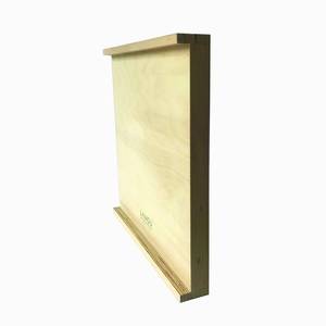Plateau en bois classique fait main, bois naturel, passe au lave-vaisselle, plateau de service, petit-déjeuner, thé, café, collations, vaisselle de cuisine, table, bureau - Product Image 5