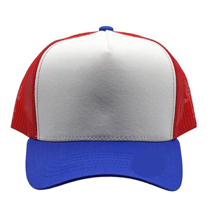 High Quality Custom 3D Embroidery 5-Panel Trucker Hat 100% Cotton Canvas Casual Sports Outdoor From Pakistan - Product Image 1