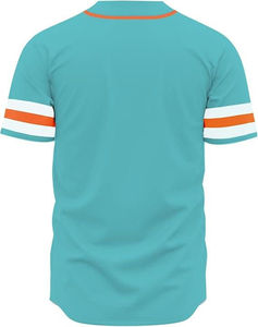 Camiseta de Béisbol para Hombre, Manga Corta, Azul Turquesa, Número 12 Estampado, Cierre de Botones, Corte Regular, Ropa para Adultos - Product Image 5