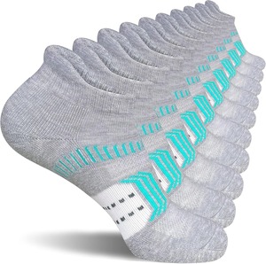 Men's Ankle <b>Socks</b> Breathable Knitted Sports Geometric Pattern White Gray <b>Black</b> Summer Wear - Product Image 4