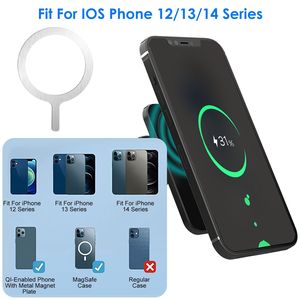 Caricabatterie Wireless Magnetico per Auto con Supporto per Bocchetta dell'Aria MagSafe, 15W Wireless per Telefoni Serie IOS 12/13/14, Supporto per Cellulare - Product Image 2