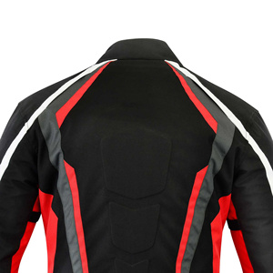Men's Turquoise Black Full Sleeve <b>Motorcycle</b> <b>Jacket</b> Breathable Mesh Color Blocked <b>Summer</b> Racing Wear - Product Image 6
