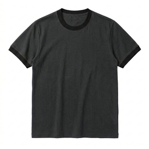 Nouveau T-shirt graphique tendance printemps-été pour homme, manches courtes, tenue formelle, grande taille, 100 % coton, coupe oversize, personnalisable - Product Image 1