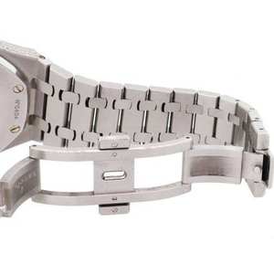 Black Ocean Jewels A.P. Reloj Cronógrafo 3 Crone, Top Ventas, con Diamantes Moissanite VVS, Cuarzo, Acero Inoxidable, Resistente al Agua 3BAR - Product Image 4