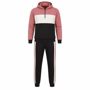 Ensemble de survêtement deux pièces grande taille pour femme, manches longues, élégant, automne-hiver, jogging, écologique, fabricant OEM en gros - Product Image 1