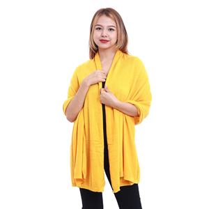 Écharpe en cachemire d'hiver de luxe pour femme, châle, enveloppe, nouveau design, mi-chaude, couleur unie, tendance, adultes, KMB Pashmina Népal - Product Image 6