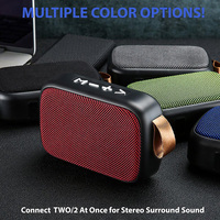 Lecteur audio sans fil G2 avec sangle de transport en tissu maillé, prise en charge des cartes TF et lecture USB, subwoofer à basses profondes, appareil en gros