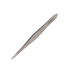 Pinzas Quirúrgicas de Acero Inoxidable de 10.5cm de Longitud Total, Certificadas por la CE, con Puntas Dentadas Rectas de 1mm - Product Image 3