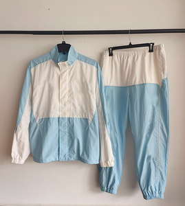 Ensemble de survêtement coupe-vent pour homme, taille plus, doublure en polaire, 100% nylon, séchage rapide, résistant à l'eau, coupe-vent haute performance - Product Image 6