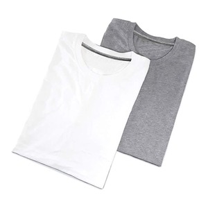 Custom Logo <b>High</b> Quality 260 GSM Heavy Weight Slim Fit 100% Cotton Cheap Price Low Moq Crew <b>Neck</b> <b>T</b> <b>Shirt</b> - Product Image 2
