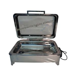 Más vendidos al por mayor plato de frotamiento de acero inoxidable plato de frotamiento eléctrico servidores de buffet y calentadores de alimentos para fiesta de Hotel - Product Image 4