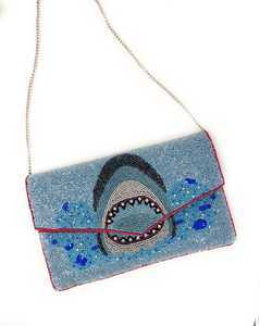 Sac à main perlé Puvexa artisanal MS, motif matcha en verre rose, forme personnalisée, sac baguette, Uttar Pradesh Ms-wc-001 - Product Image 3