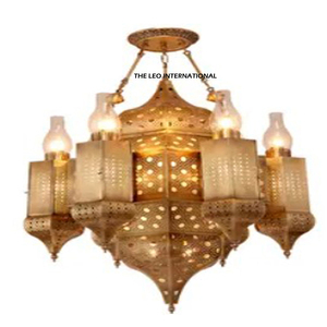 Lampe suspendue pour la décoration de la maison, lustre moderne en métal noir fini, lumières de mariage, restaurant, luminaire suspendu en métal fait à la main - Product Image 6