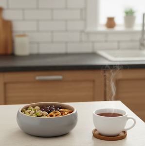 Frutero de Bambú Natural, Tazón para Servir Ecológico con Hermoso Diseño, Regalo de Cocina para Amantes - Product Image 2