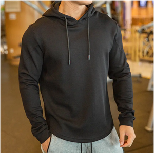 Sweat-shirt homme 100% coton épais en molleton bouclette de qualité supérieure, anti-plis, avec logo personnalisé imprimé en relief, coupe oversize, style streetwear - Product Image 1