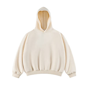 Sudadera con Capucha Extra Grande Personalizada, Sudadera de Felpa de Algodón Grueso, Sudadera Unisex de Estilo Urbano - Product Image 2