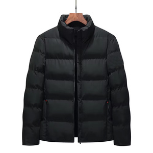 Veste d'hiver pour homme de haute qualité fabriquée au Pakistan avec logo personnalisé, fermeture éclair, en laine respirante, col montant et capuche à bulles - Product Image 3