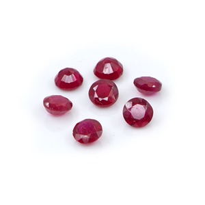 Rubis naturels de Bangkok, ronds calibrés de 3 mm, pierres précieuses facettées naturelles, prêtes à l'emploi pour la création de bijoux - Product Image 4