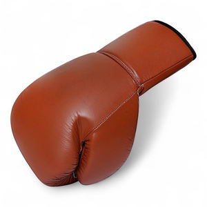 Gants de boxe professionnels de haute qualité en cuir véritable, rose, à lacets, personnalisés, pour l'entraînement et la compétition, gants de kickboxing - Product Image 3