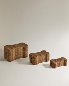 Juego de 3 cestas para mascotas hechas a mano, cestas de almacenamiento ecológicas, venta al por mayor, hechas en Vietnam - Product Image 6