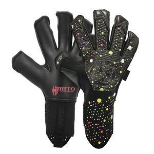 Nuevos Guantes de Portero de Fútbol Profesional, Palma Delantera de 4 mm de Letax Alemán y Silicona en la Parte Trasera, Corte Híbrido Inyectado, Correa Extraíble - Product Image 6