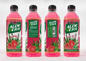 Bebidas Refrescantes con Sabor a Aloe Vera y Guayaba Natural, Concentrado de Jugo de Frutas y Verduras con OEM ODM para Exportación - Product Image 3