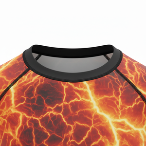 Premium sublimated rash guard <b>shirt</b> for men women kids MMA BJJ jiu jitsu no gi training durable compression wholesale swimwear - Product Image 4
