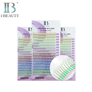 Extensions de cils i-BEAUTY - Cils Ib Premium W (couleurs mélangées) ibeauty lashes Corée du Sud Qualité supérieure Colorés Naturels Longs - Product Image 1