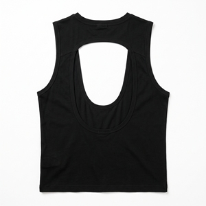 Chaleco de Verano para Hombre con Espalda Descubierta |   Camiseta sin mangas informal estilo streetwear |   Fábrica Mayorista OEM ODM |   Logotipo Personalizado |   MOQ bajo - Product Image 1
