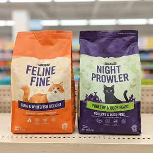 Bolsa de plástico con cierre y base plana para alimentos de mascotas, personalizada e impresa, de 500g, 1LB, 2LB, 1kg, para envasado de comida para perros y gatos. - Product Image 6