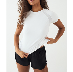 Pantalones Cortos Deportivos de Poliéster y Elastano 2026 para Mujer, Corte Holgado, Doble Cintura, Logotipo de Marca Bordado Personalizado, Pantalones Cortos de Baloncesto - Product Image 4