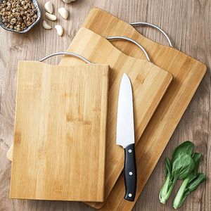 Planche à découper en bambou de haute qualité, planche à découper en bois naturel, écologique, bloc de découpe de cuisine durable, préparation alimentaire - Product Image 2