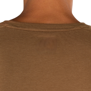 เสื้อเชิ้ตแขนสั้นสีน้ำตาลสำหรับผู้ชาย เนื้อผ้าฝ้ายพรีเมียม สวมใส่สบาย เหมาะสำหรับใส่ลำลอง มีสไตล์ ใช้ได้กับการออกกำลังกาย ขายส่งจำนวนมาก เสื้อผ้ากีฬา - Product Image 5