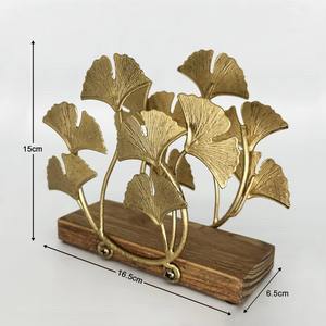 Porte-serviettes KRAFT WORLD finition brillante avec base en bois, style classique moderne, durable et éco-responsable pour la mise en place d'un buffet - Product Image 3