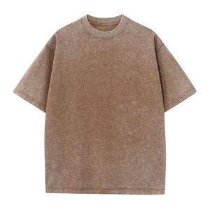 เสื้อยืดแขนสั้นผู้ชายไซส์ใหญ่ สีพื้น ผ้าฝ้าย 100% คอกลม แบบลำลอง ผ้าเจอร์ซีย์ถัก ดีไซน์เรียบง่าย สไตล์วินเทจด้านหน้า - Product Image 4