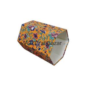 Vente en gros de carton en papier de coton fait main, pliable, à dessus ouvert, hexagonal, élégant, imprimé, pour usage intérieur/extérieur, hôpital, bureau - Product Image 4