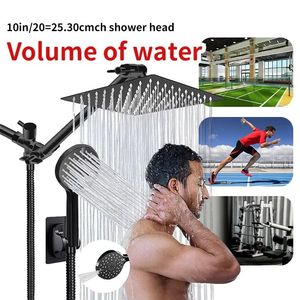 Soluzione Doccia Completa con Braccio in Acciaio Inox e Tubo a Tre Funzioni, con Soffioni Doccia di Alta Qualità per il Tuo Bagno - Product Image 1