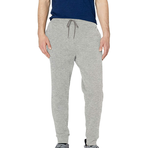 Anti Wrinkle <b>Jogger</b> Pants Men Breathable Cotton Polyester Blend Drawstring Waist <b>Slim</b> Sweatpants - Product Image 2
