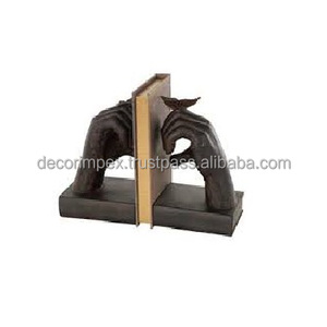 Extremos de libro decorativos para manos, sujetalibros resistentes únicos para estante decorativo, soporte de libro deslizante para oficina en casa, sala de estar, dormitorio - Product Image 1