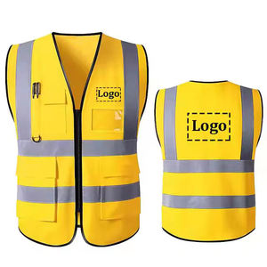 2025 Breathable Reflective Safety <b>Vest</b> Outdoor <b>Hi</b> <b>Vis</b> Security Custom Logo Outdoor Workwear Sleeveless Polyester Unisex - Product Image 4