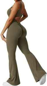 Women's Fitness Active Playsuit Bodysuit <b>Rompers</b> <b>Unitard</b> Sports Yoga Gym Workout Jumpsuit Pleated Sequined - Product Image 2