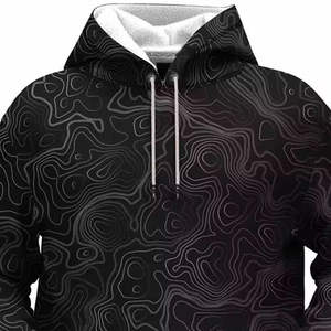 Sweats à capuche décontractés pour hommes, effet 3D sublimé, style streetwear, confort quotidien, vêtements de mode pour hommes, sweats à capuche 3D sublimés. - Product Image 5