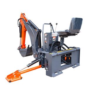 Attache de pelle rétrocaveuse pivotante pour mini-chargeuse de 8 pieds, 30-60 CV, vannes italiennes, godet de 12 pouces, TMG SBH55, occasion, applicable à l'agriculture - Product Image 6