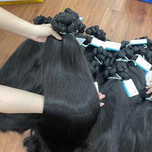 Black friday Sale 100% Extensions de cheveux Remy vietnamiens cheveux humains noirs droits naturels sans perte de stock prêt - Product Image 5