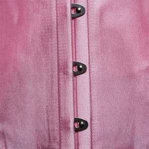 Corsé de satén blanco de alta calidad personalizado con varillas de acero, tipo overbust, para entrenamiento de cintura, corsé nupcial con cordones. - Product Image 5